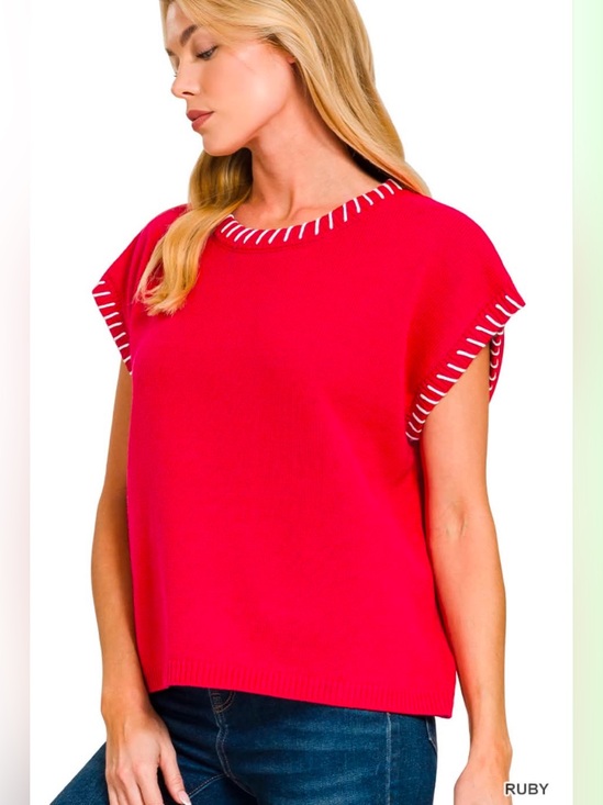 Zenana Outfitters Tops - Zenana Red Tank